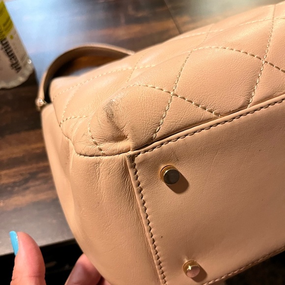 Large Quilted Leather Kate Spade Shoulder Bag - Picture 5 of 5